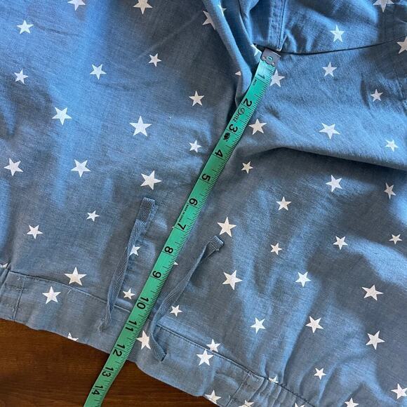 Magellan Outdoors Women's Chambray Shorty Americana Stars Shorts Plus Size 3X - Picture 10 of 11